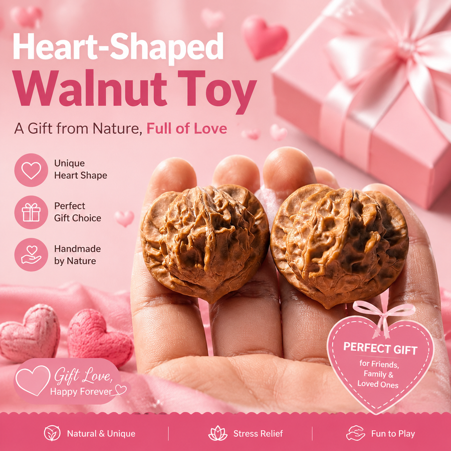 heart-shaped walnuts