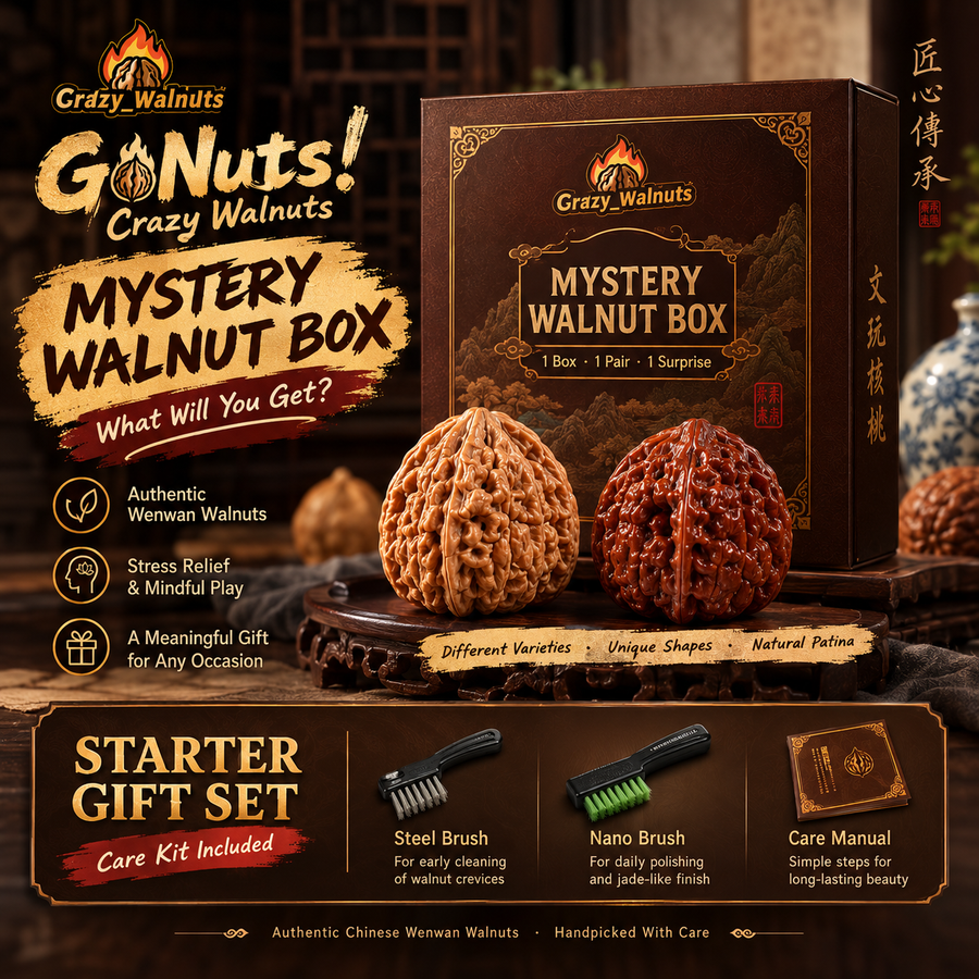 Natural Raw Wenwan Walnut Perfect for New Starters